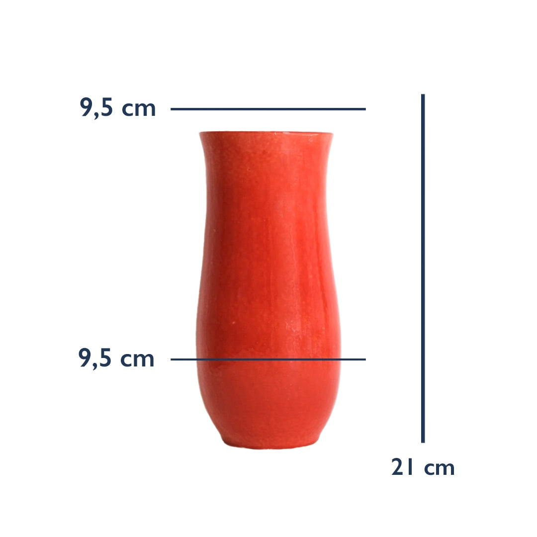 Stoneware Sütun Vazo ölçüleri: 21 cm yükseklik, 9,5 cm genişlik
